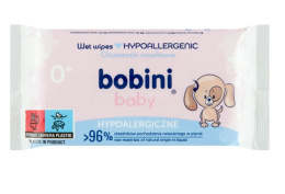 Bobini Baby Chusteczki Nawilżane Hypoalergiczne 60 sztuk