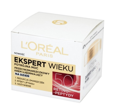 Loreal Age Specialist Ekspert Wieku 50+ Przeciwzmarszczkowy krem na dzień 50ml