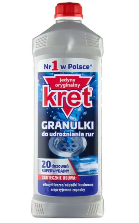 Kret Granulki do udrożniania rur 800g